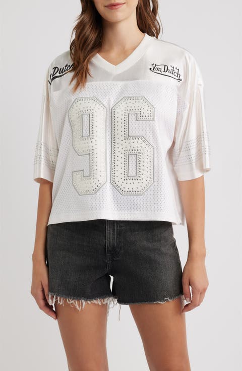 Cropped Football Jersey