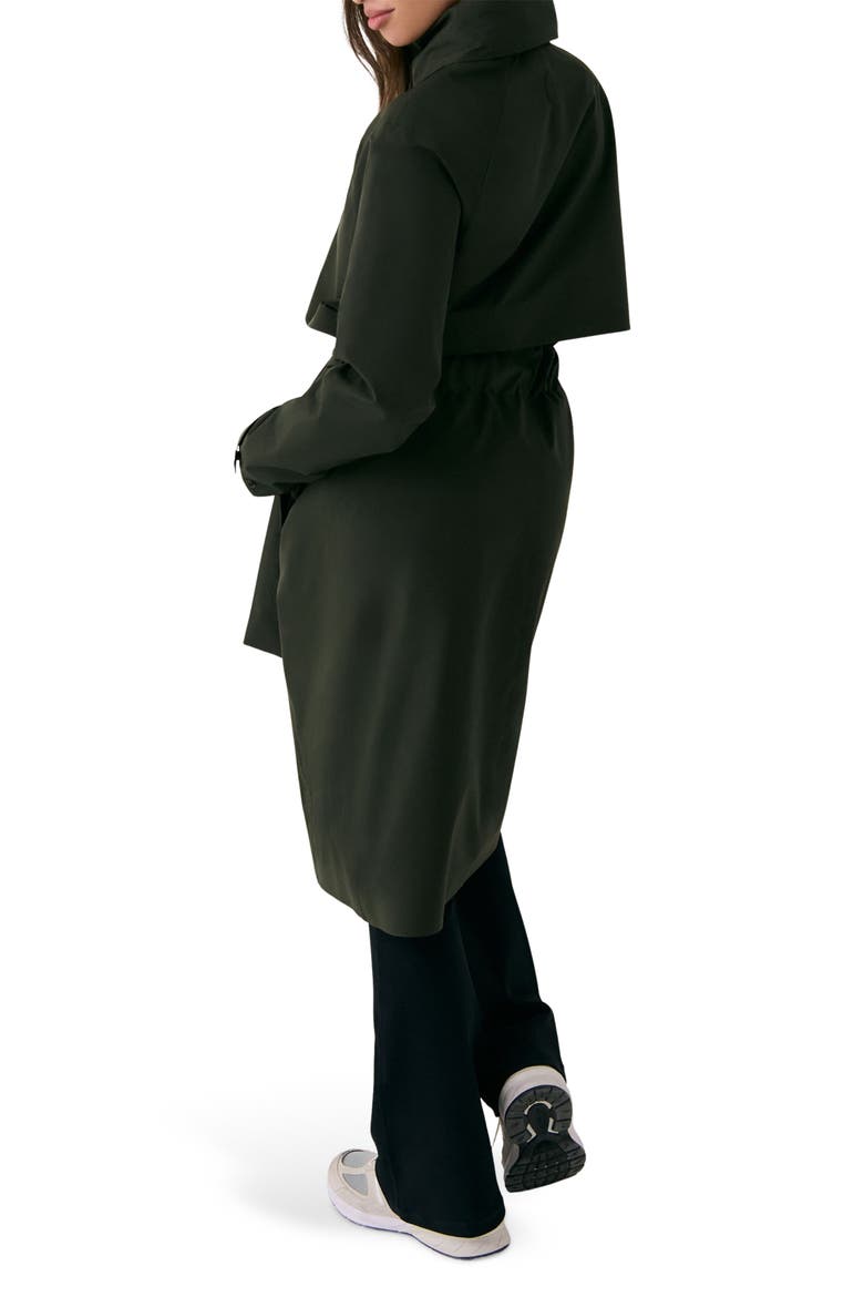 Aliz Trench Coat, Alternate, color, OLIVE