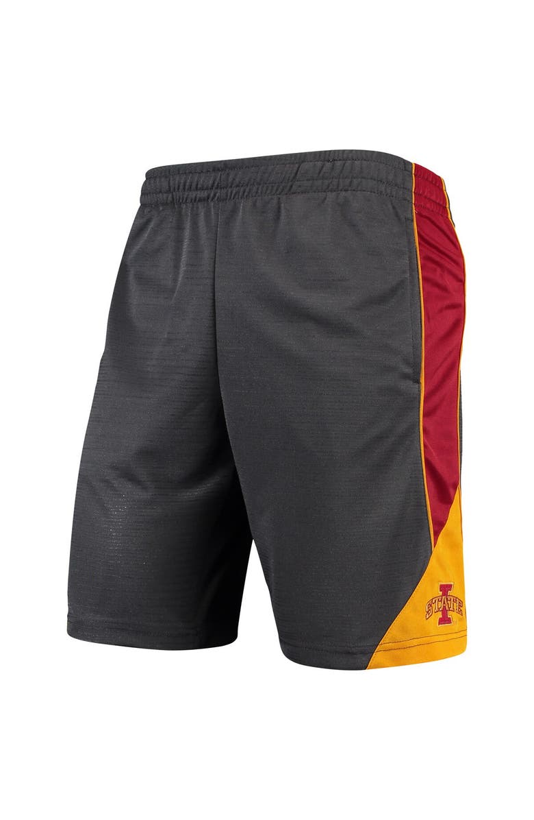COLOSSEUM Men's Colosseum Charcoal Iowa State Cyclones Turnover Team Shorts, Main, color, Charcoal