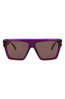 Just Cavalli 57mm Flat Top Sunglasses