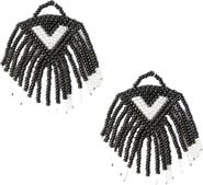 Fosterie Black & Silver Earrings