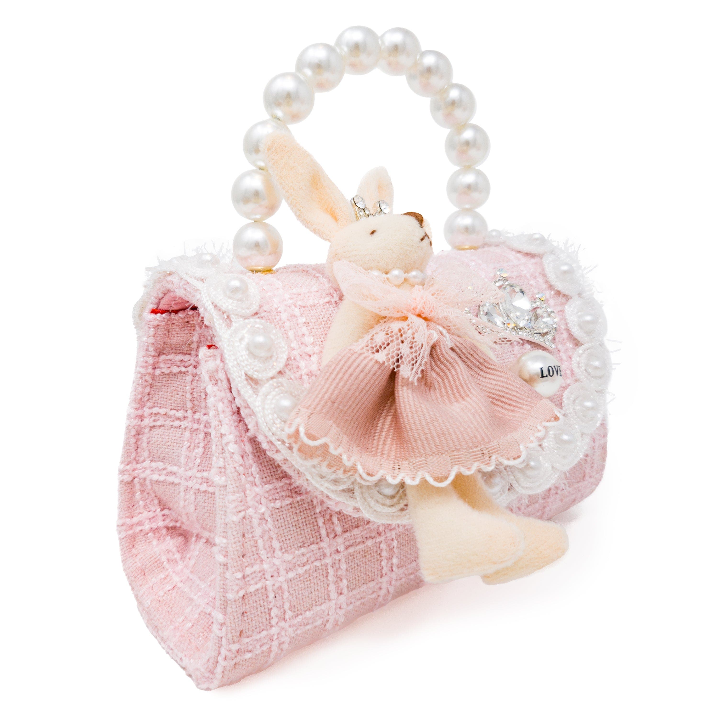 Hand Bag - Bunny Bloom, Alternate, color, Rose Milk