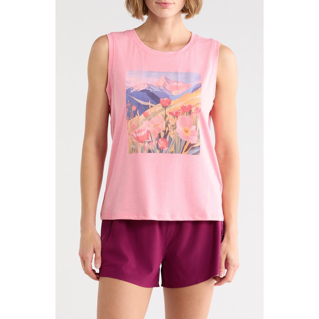 Marika Ana Graphic Tank In Pink