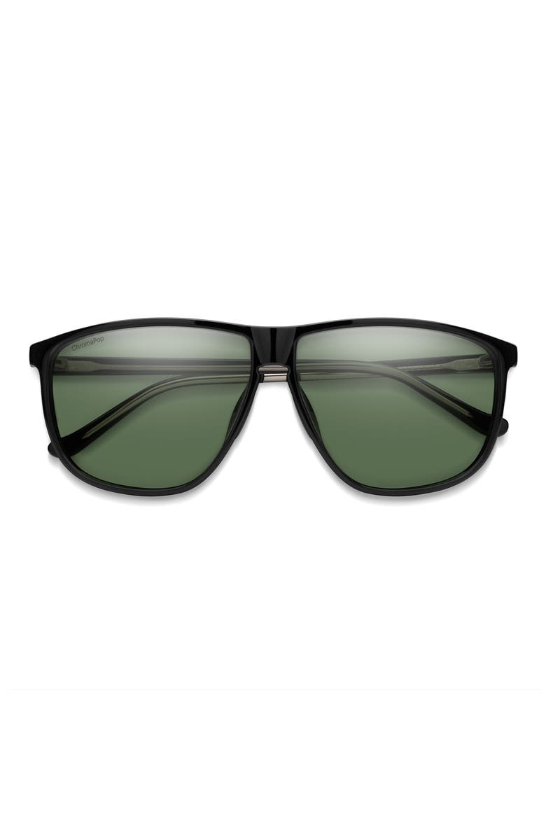 Mono Lake 63mm ChromaPop™ Polarized Sunglasses, Main, color, BLACK / GRAY GREEN