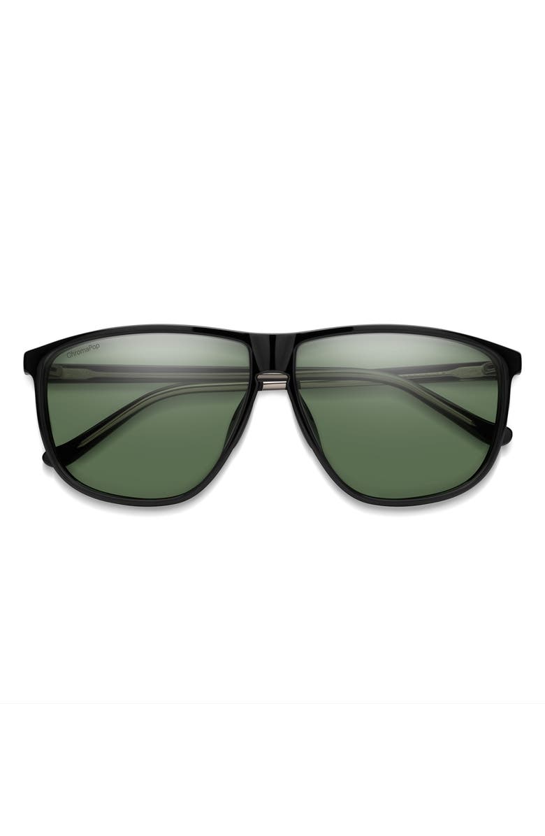 Smith Mono Lake 63mm ChromaPop<sup>™</sup> Polarized Sunglasses, Main, color, Black / Gray Green