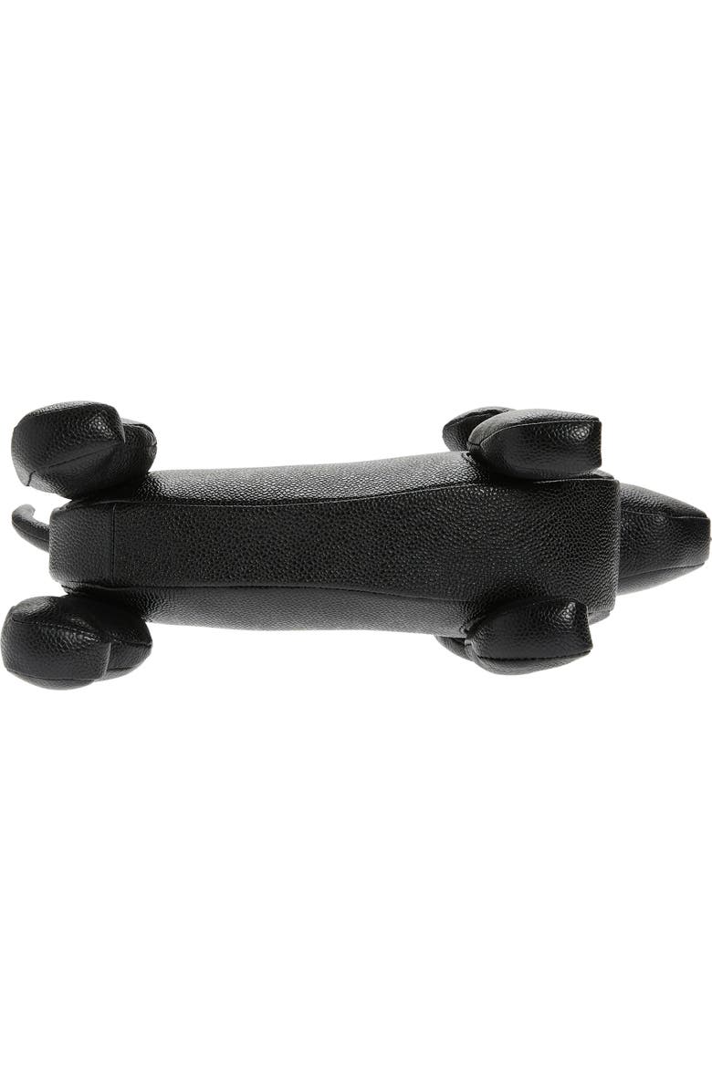 Thom Browne Hector Leather Baguette Shoulder Bag, Alternate, color,