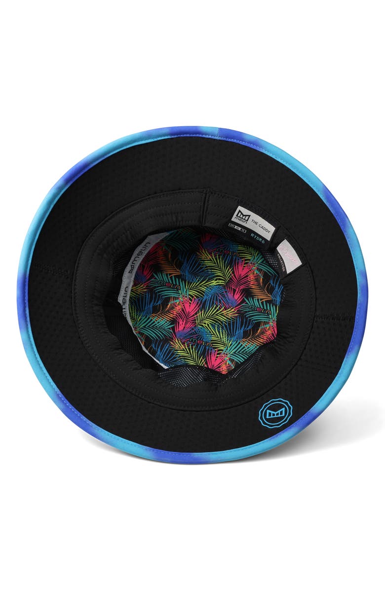Melin Caddy HYDRO Tie Dye Bucket Hat, Alternate, color, Electric Blue