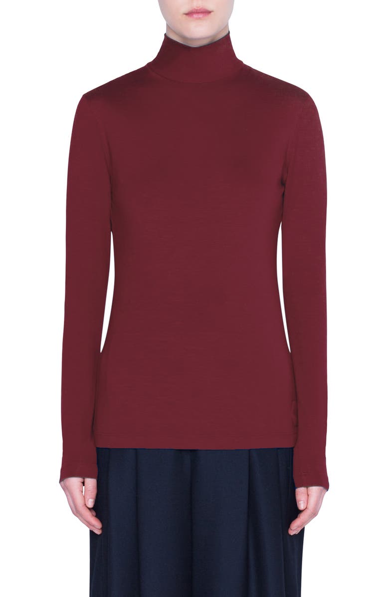 Akris punto Jersey Top, Main, color, 