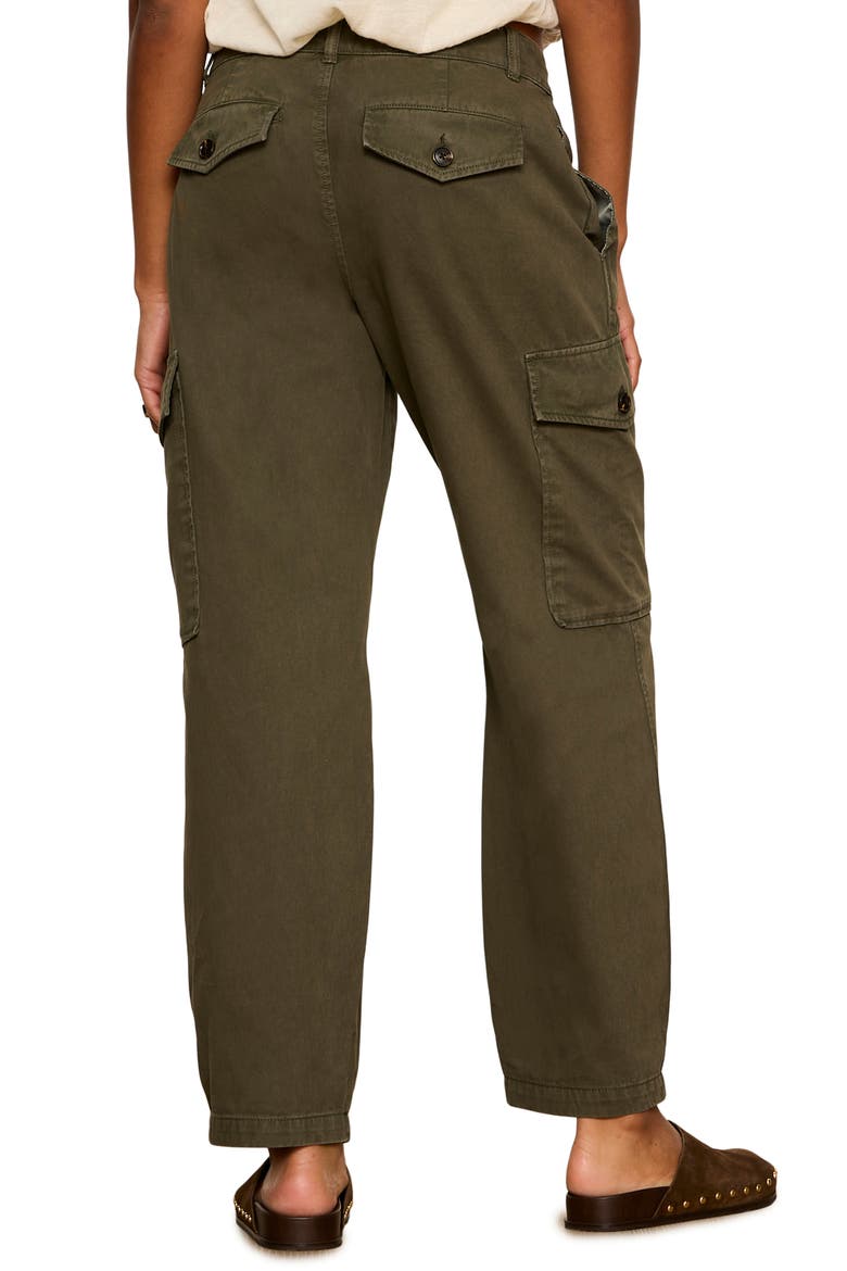 Reunion Pleated Cargo Pants, Alternate, color, GREEN