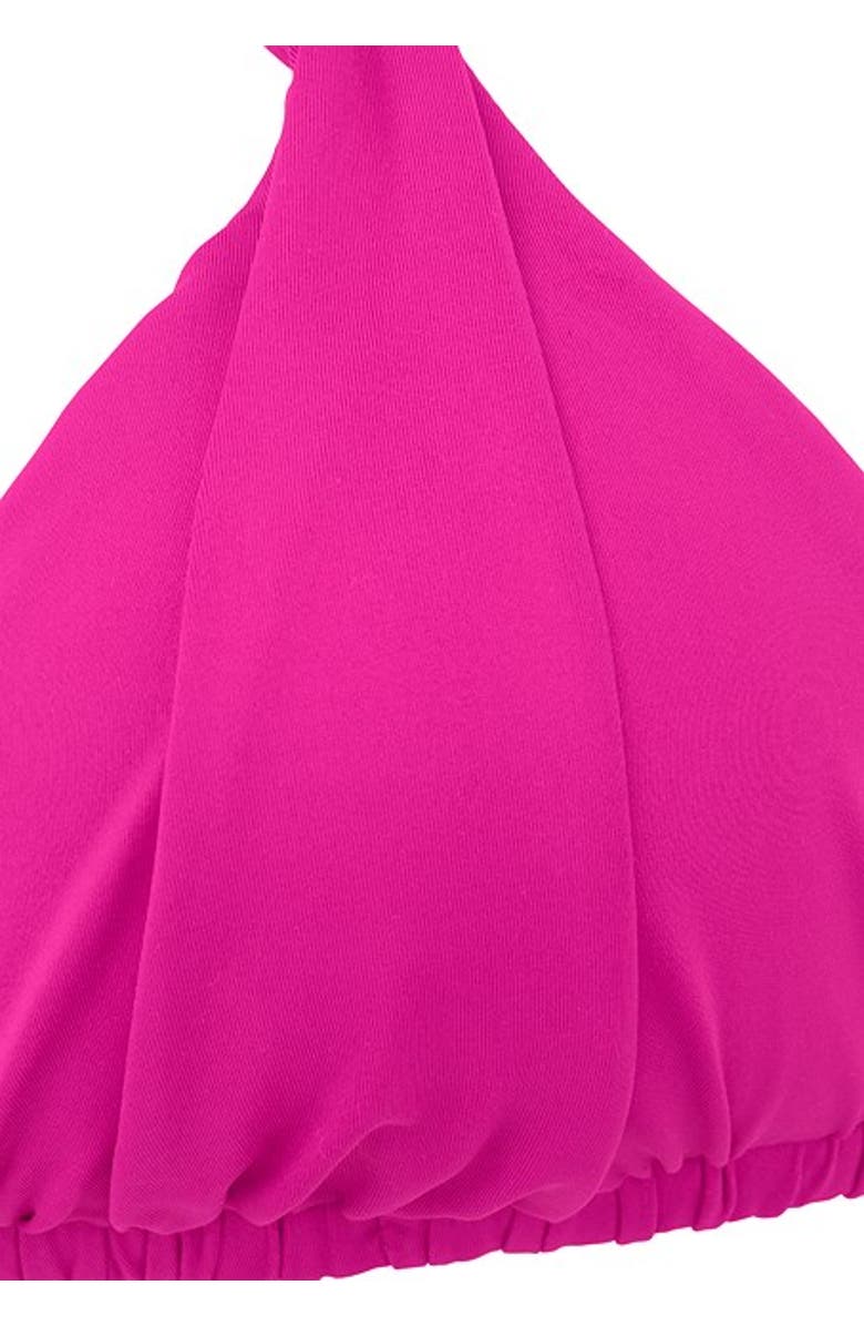 LASCANA Women's Strappy Triangle Bikini Top Size 34C/D, Alternate, color, Pink