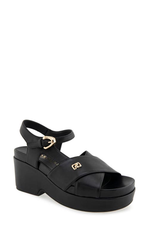 AEROSOLES AEROSOLES CORA ANKLE STRAP PLATFORM SANDAL 