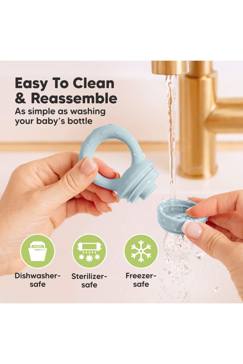 2-Pack Lil' Prep Baby Food Feeders, Alternate, color, Ocean