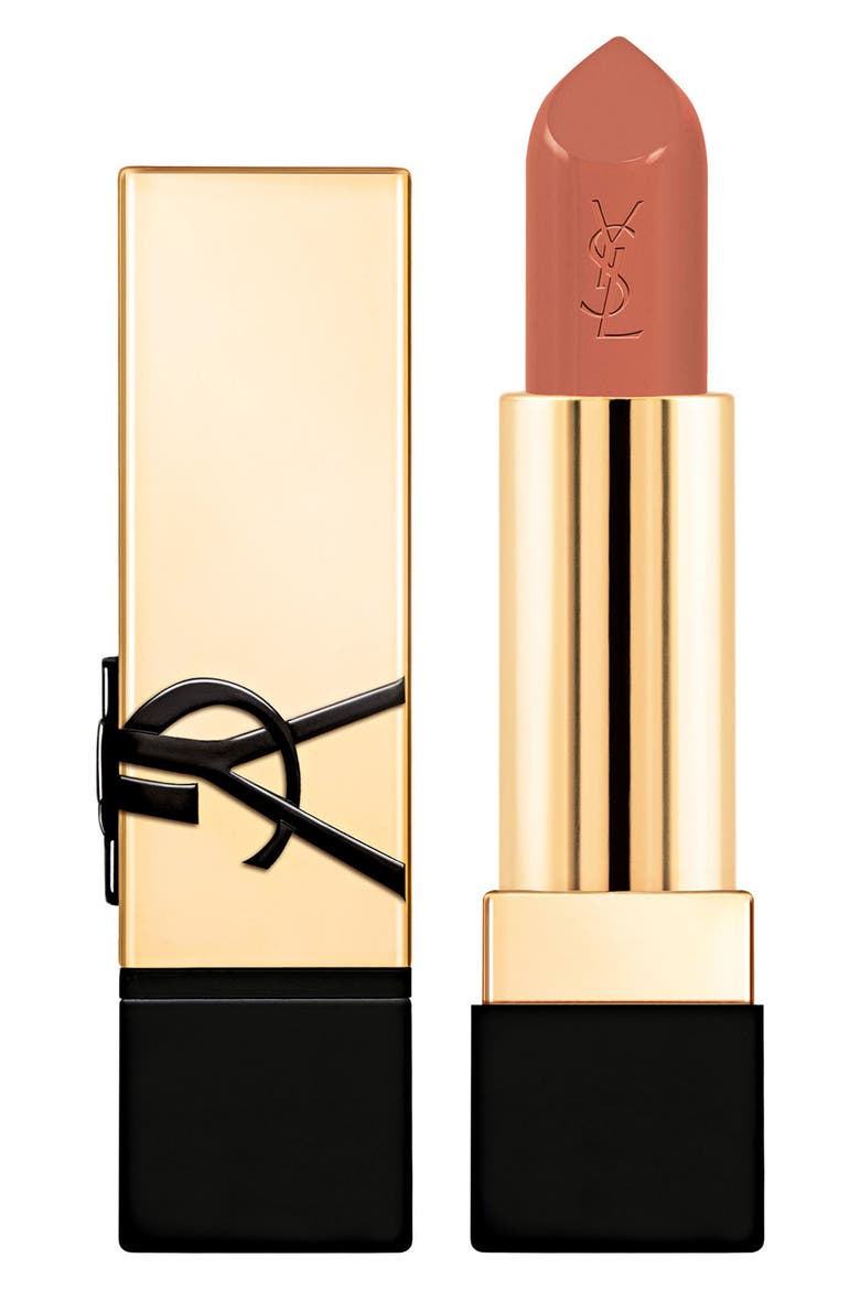 Rouge Pur Couture Caring Satin Lipstick with Ceramides, Main, color, NM NU MUSE