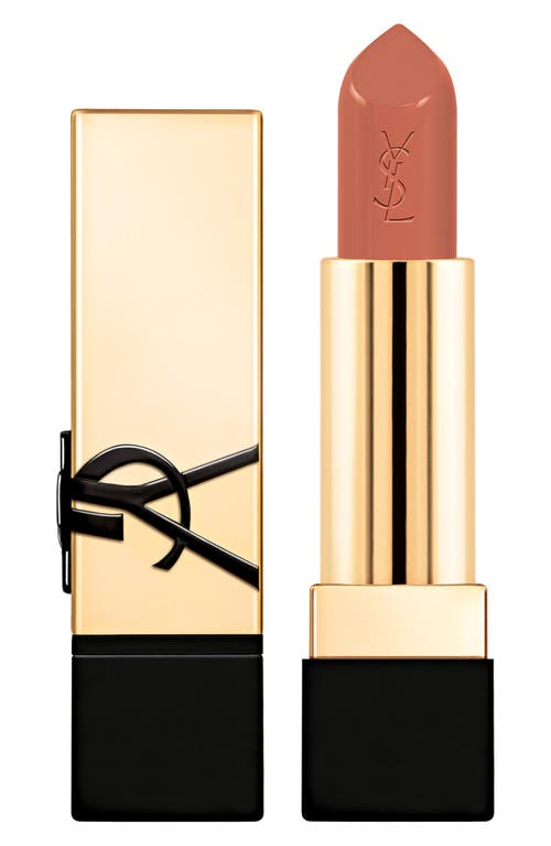 Saint Laurent Yves Rouge Pur Couture Caring Satin Lipstick With Ceramides In Nm Nu Muse