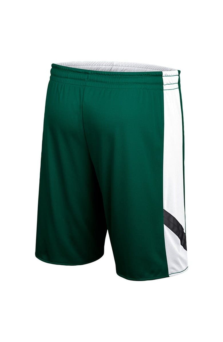 COLOSSEUM Men's Colosseum Green/White Michigan State Spartans Am I Wrong Reversible Shorts, Alternate, color, 