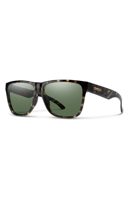 Smith Lowdown Xl 2 60mm Chromapop™ Polarized Square Sunglasses In Brown