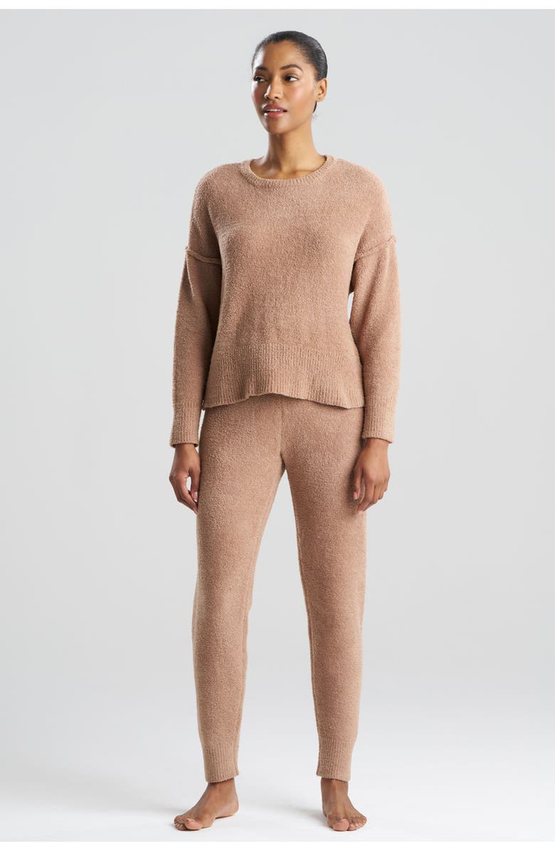 Natori Edit Luna Mellow Top, Main, color, Latte