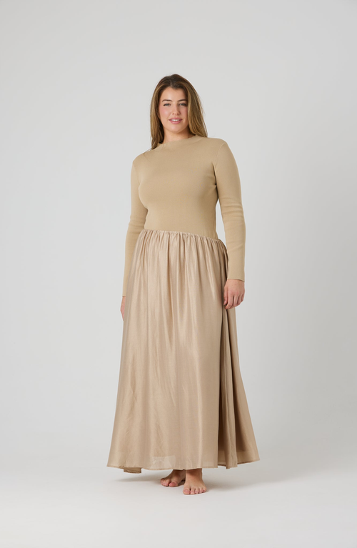 By Tess Collection Emme Dress In Brown