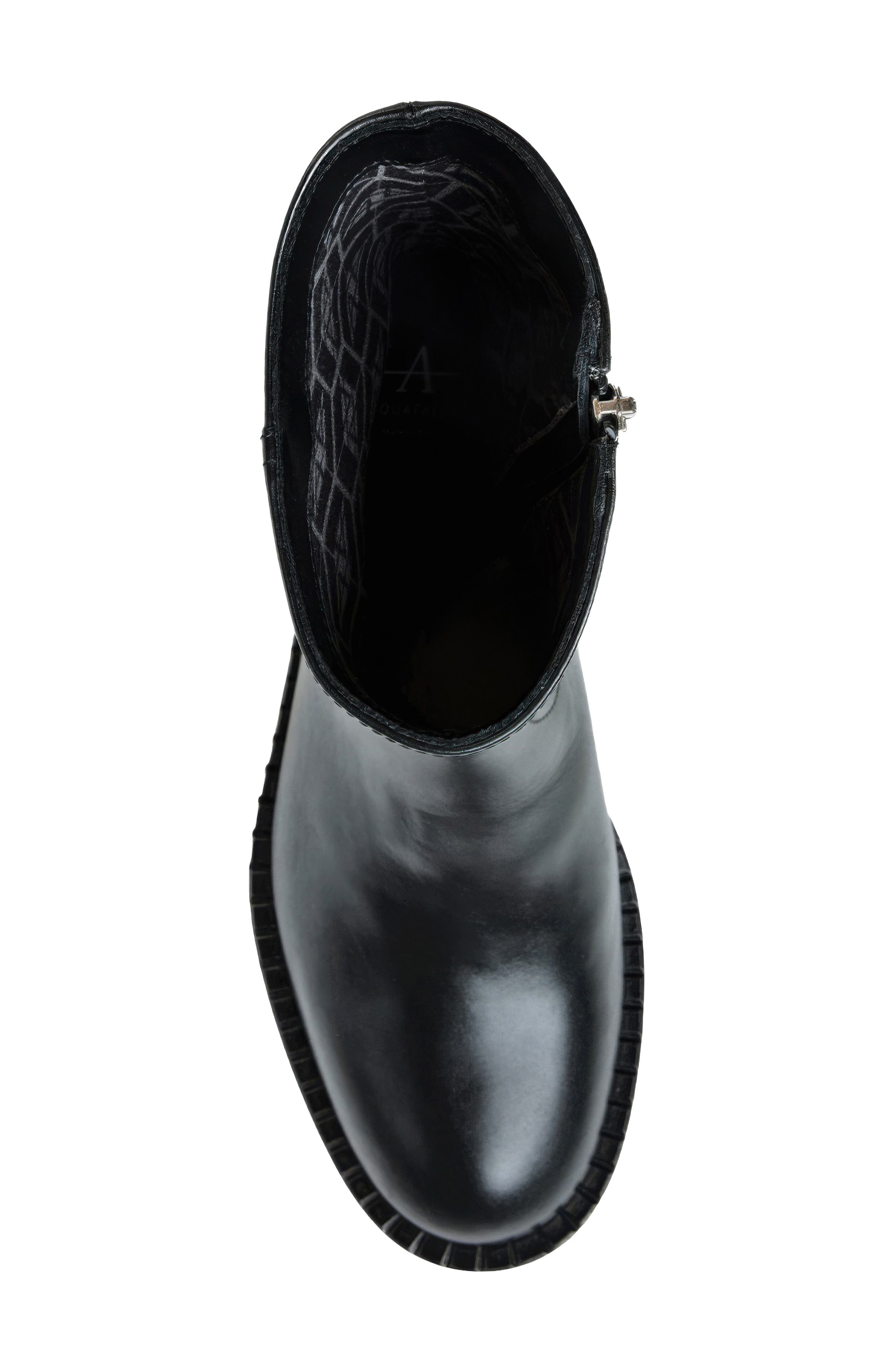 Zema Waterproof Leather Boot, Alternate, color, BLACK