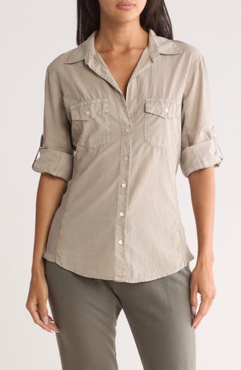アパルトモン　JAMES PERSE/POCKET SHIRT DRESS Cargo Pocket Swing Dress - Overcast Pigment | James Perse