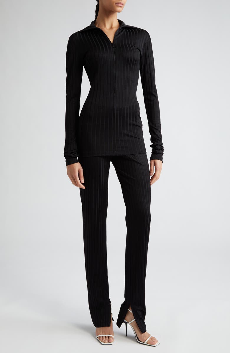 BITE Studios Split Hem Rib Pants, Alternate, color, 