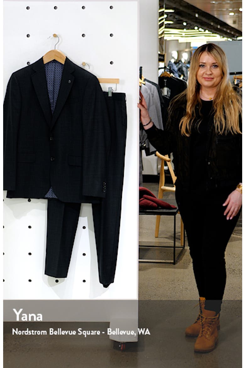 Jay Trim Fit Solid Wool Suit video
