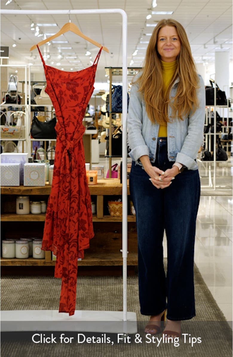 Francesca Floral Midi Cocktail Dress, sales video thumbnail