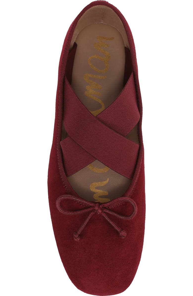 Sam Edelman Arya Ballet Flat, Alternate, color, French Merlot