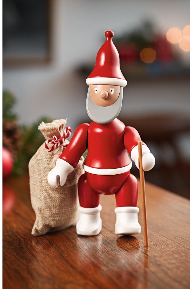 Kay Bojesen Santa Claus, Alternate, color, Red/White