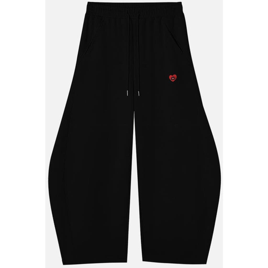 AELFRIC EDEN Super Baggy Barrel Sweatpants in Black at Nordstrom, Size Small