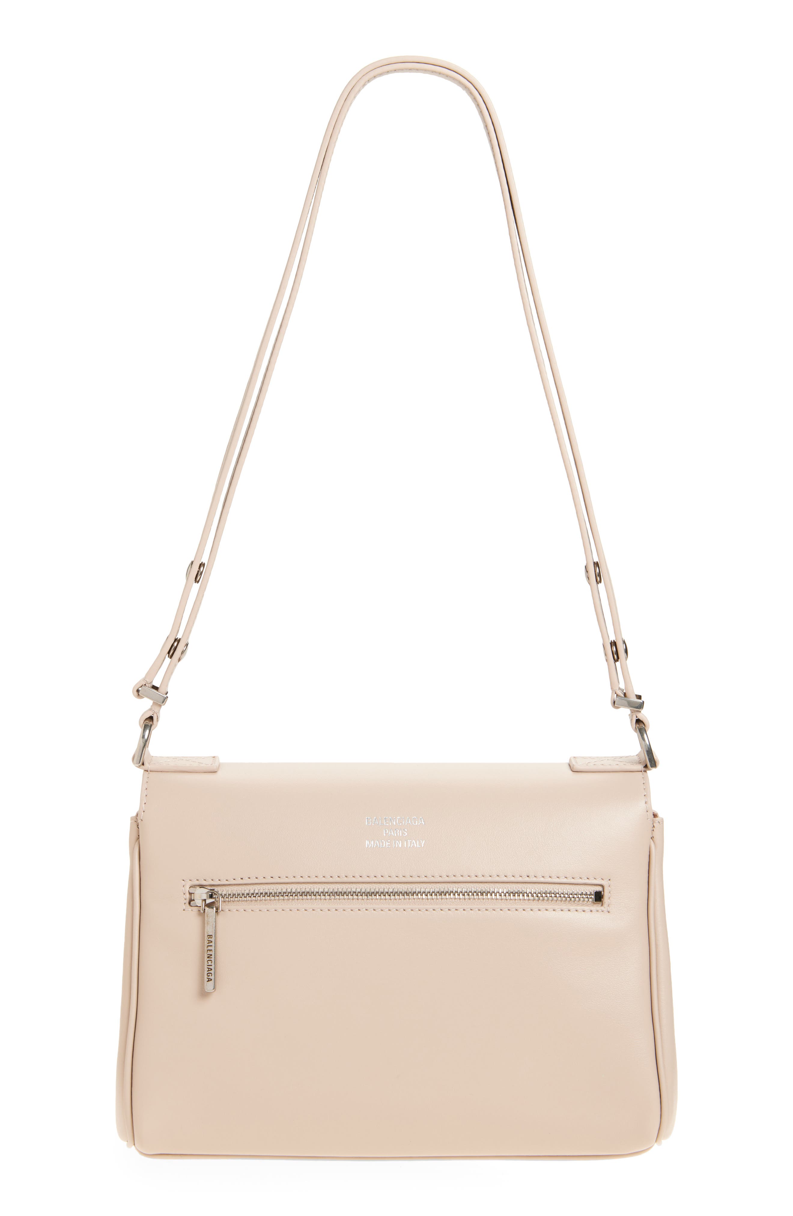 Balenciaga XS Bel Air Flap Leather Shoulder Bag, Alternate, color, 