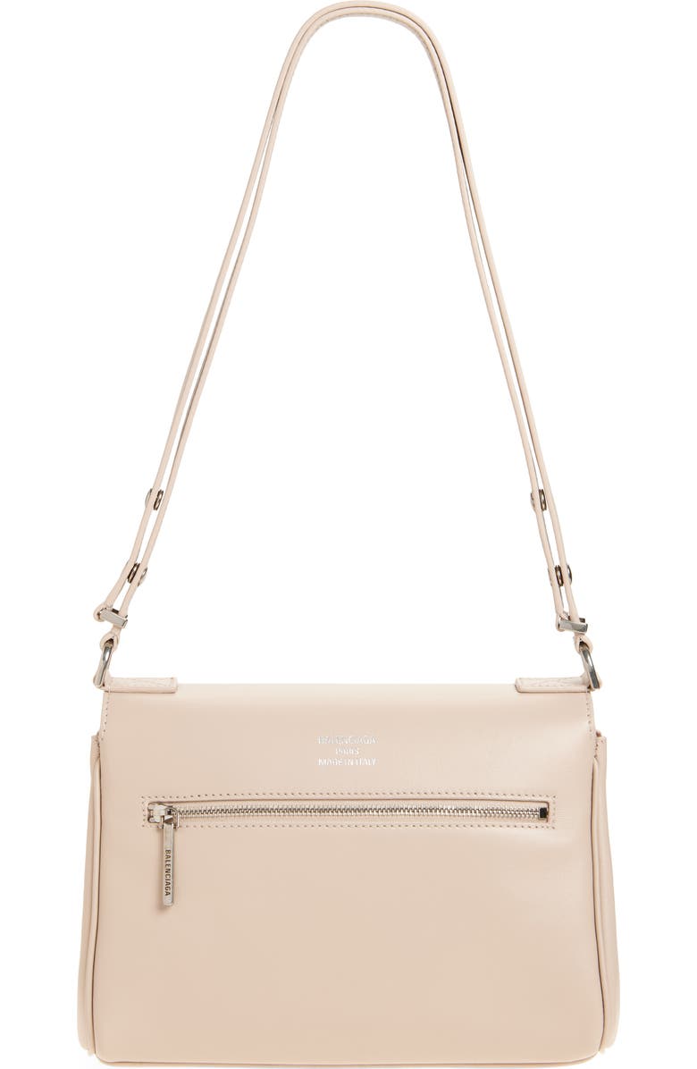 Balenciaga XS Bel Air Flap Leather Shoulder Bag, Alternate, color, 2910 Almond