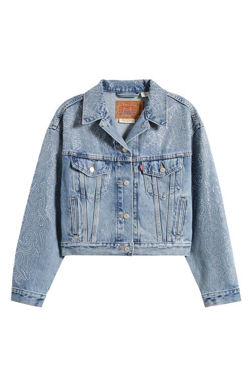 Levi's Shrunken '90s Denim Trucker Jacket In Blue