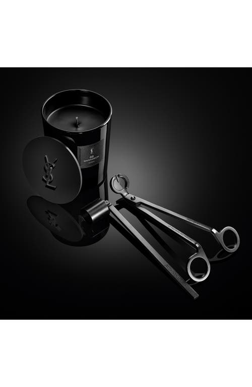 Saint Laurent Yves  Candle Accessory Set In Black