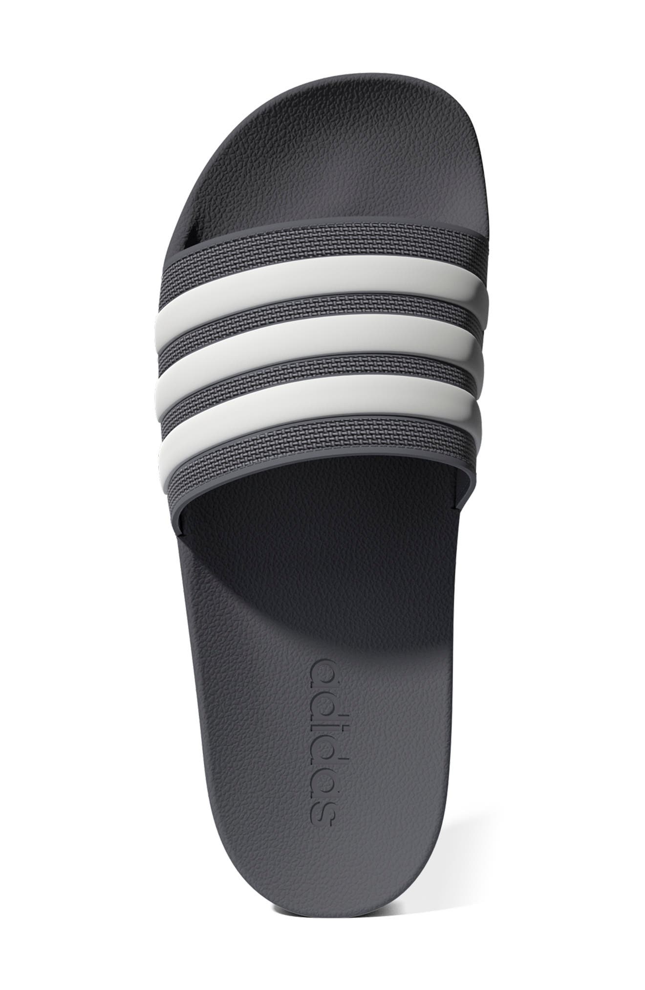 adidas Shower Slide Sandal, Alternate, color, Grethr/Ftw