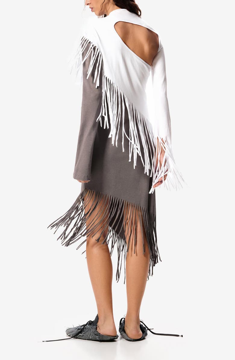 Desigual x Masha Popova Long Sleeve Asymmetric Dress, Alternate, color, 