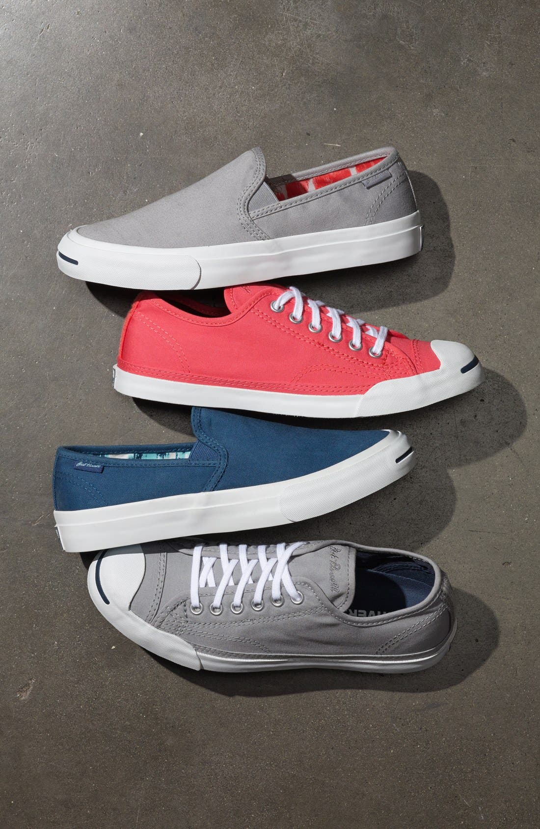 Converse 'Jack Purcell' Washed Slip-On Sneaker, Alternate, color, 