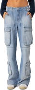 EDIKTED Tara Low Rise Cargo Jeans
