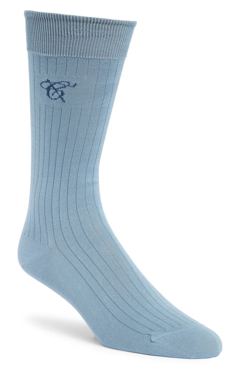 Canali Cotton Crew Socks, Main, color,