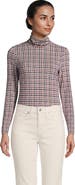 Lands' End Lightweight Jersey Skimming Long Sleeve Turtleneck