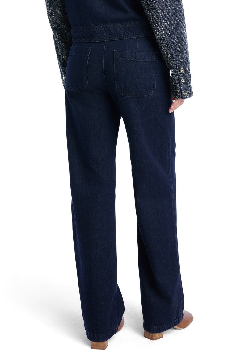 The Noah High Waist Wide Leg Jeans, Alternate, color, MARFA