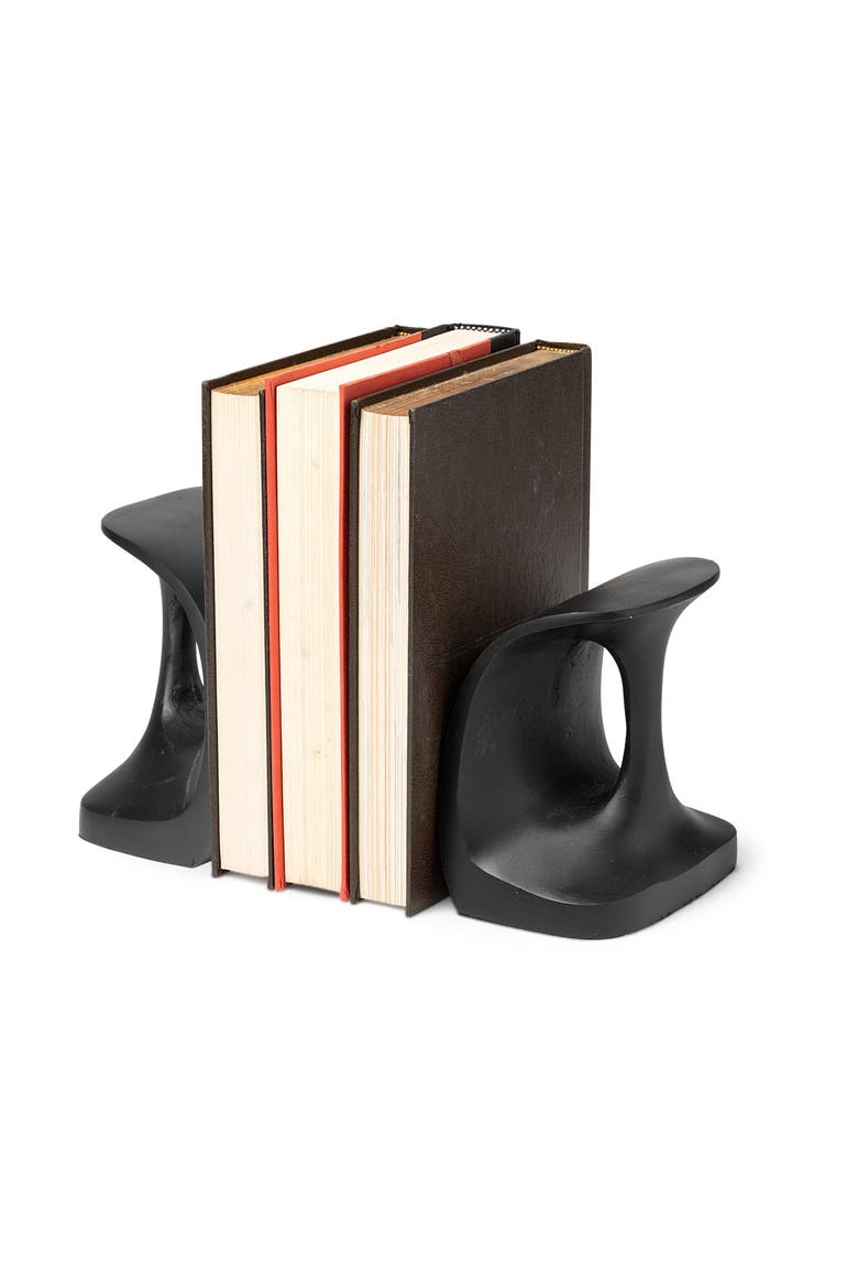 Last Cobbler set of 2 Shoemaker Tool Bookends, Main, color, Black