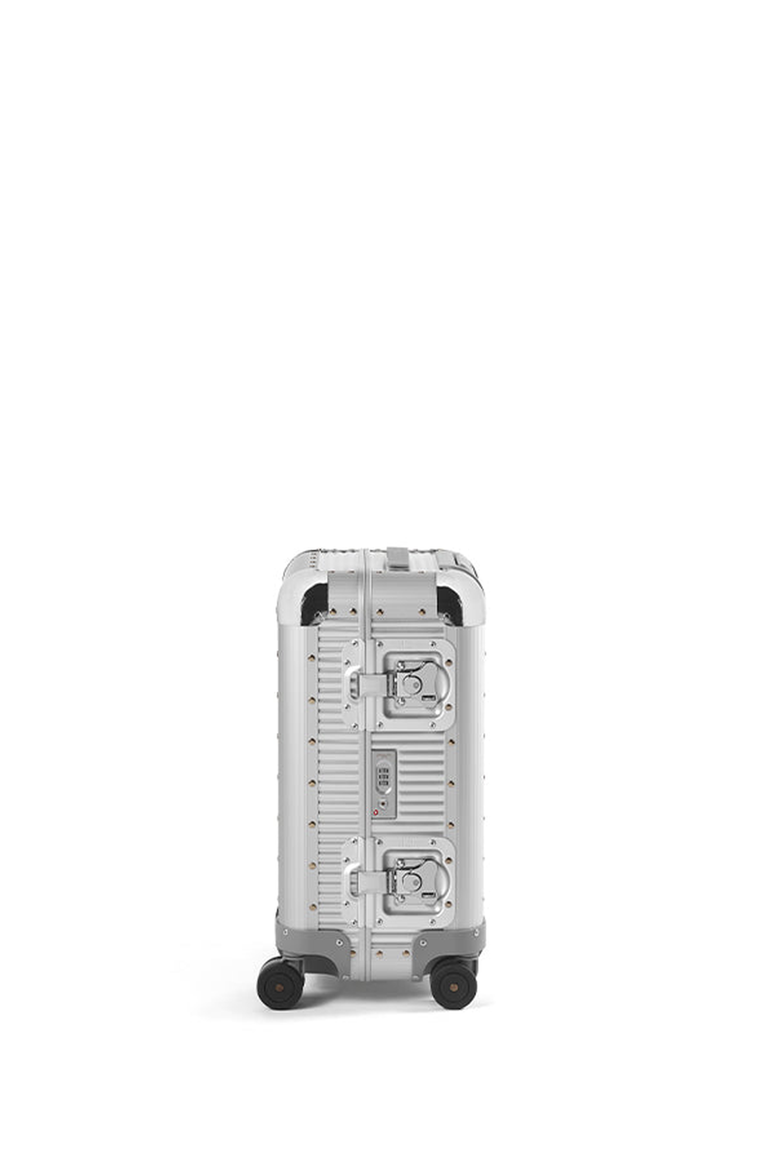 FPM - Fabbrica Pelletterie Milano - US Bank S Spinner 53 Suitcase, Alternate, color, Moonlight Silver