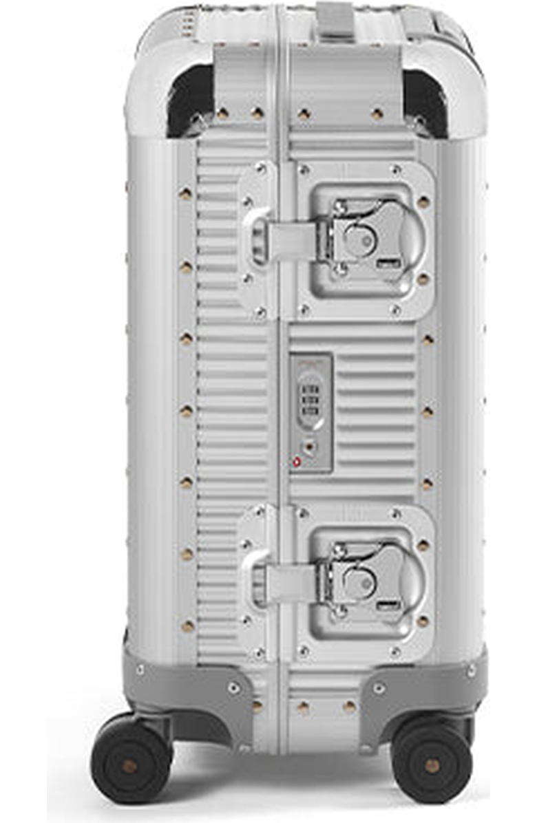 FPM - Fabbrica Pelletterie Milano - US Bank S Spinner 53 Suitcase, Alternate, color, Moonlight Silver