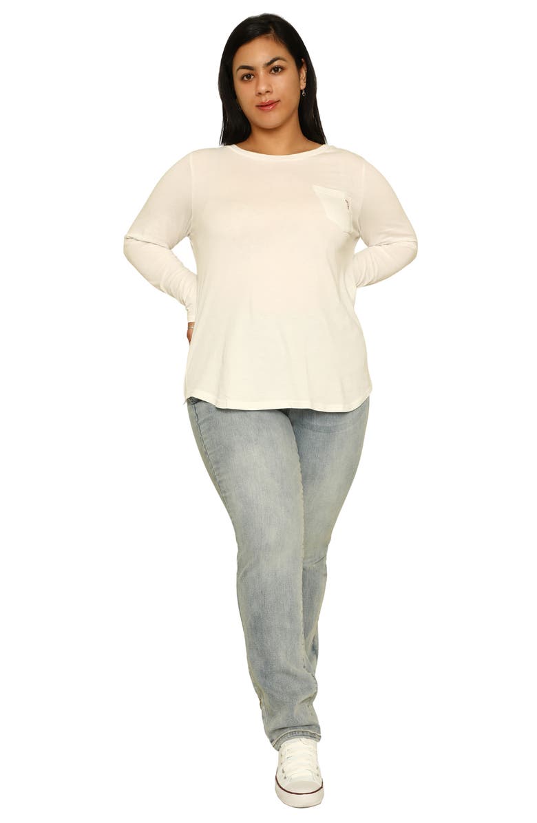 SLINK Jeans High Waist Straight Leg Jeans, Alternate, color,