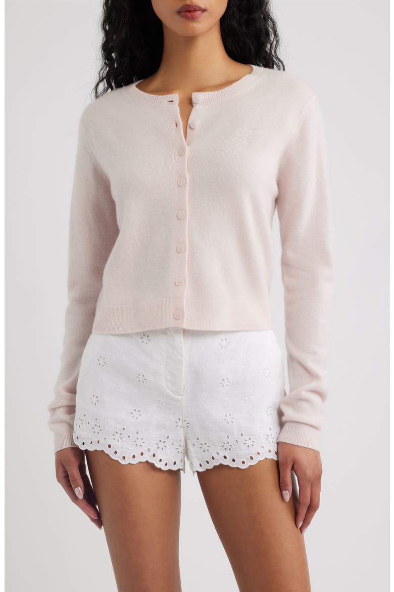 Cameryn Cotton Cardigan, Main, color, PALE PINK