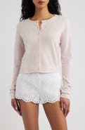 LoveShackFancy Cameryn Cotton Cardigan