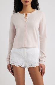 LoveShackFancy Cameryn Cotton Cardigan