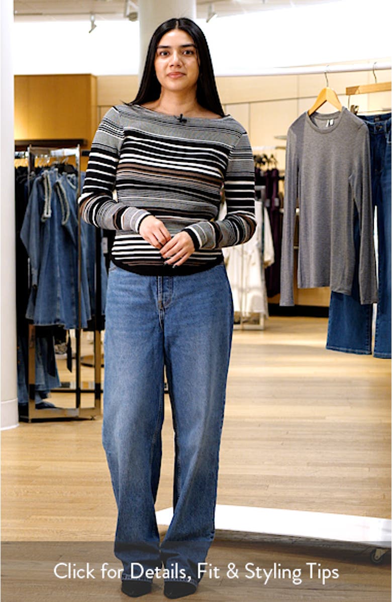 Stripe Rib Sweater, sales video thumbnail
