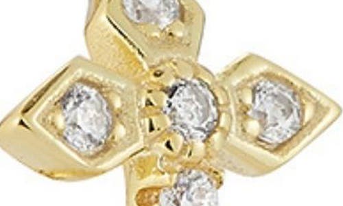 Glaze Jewelry Set Of 2 Pavé Cross Earrings In Gold